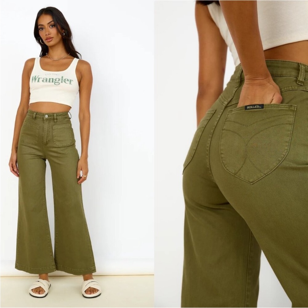 ROLLA'S Sailor Jeans Army Green
